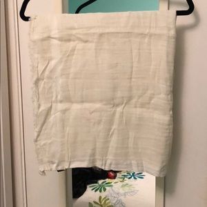 Cream scarf or shaw NWT